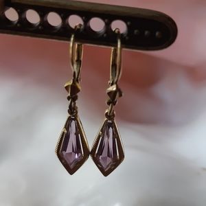 Vintage Lever-back Earrings by K&L c.1930's